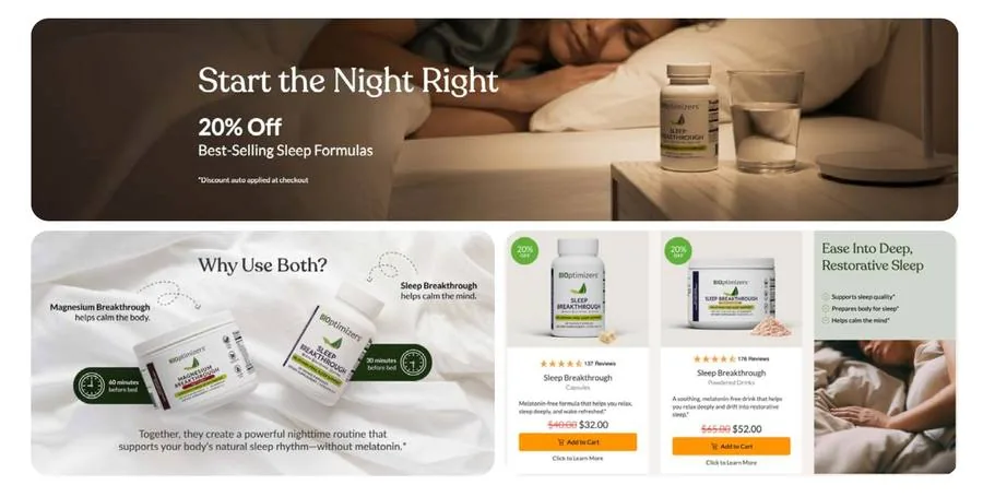 Sleep Formula Campaign